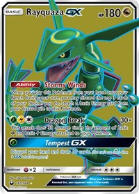 pokemon SM - Celestial Storm Rayquaza GX (Full Art)