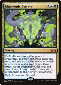 MTG Guilds of Ravnica Mnemonic Betrayal