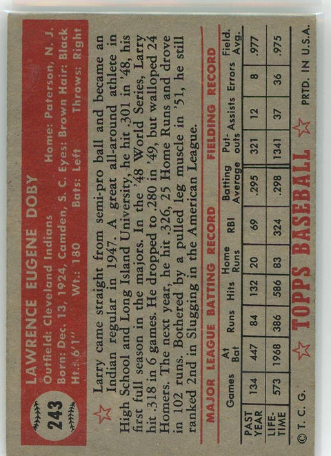 1952 Topps #243 Larry Doby