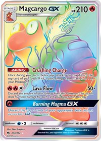 pokemon SM - Lost Thunder Magcargo GX (Secret)