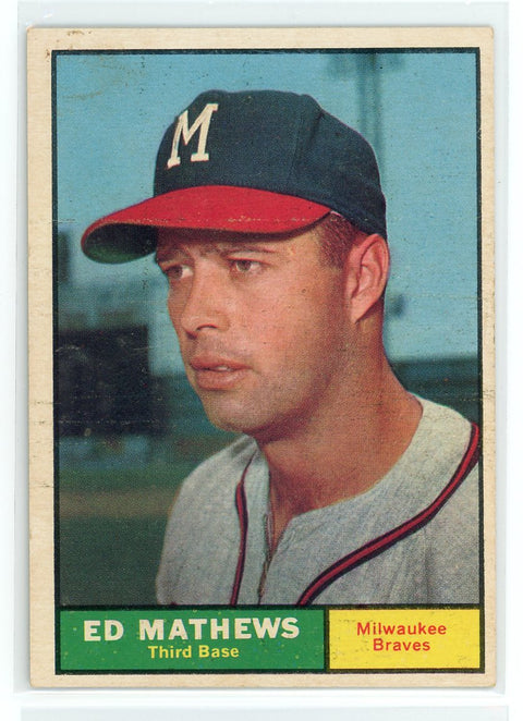 1961 Topps #120 Ed Mathews