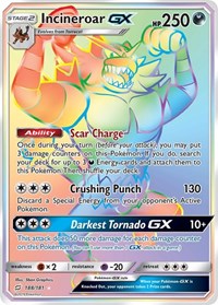 pokemon SM - Team Up Incineroar GX (Secret)