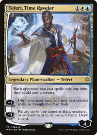 MTG War of the Spark Teferi, Time Raveler