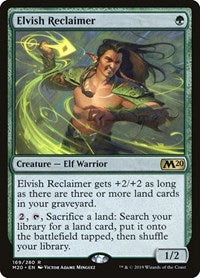 MTG Core Set 2020 Elvish Reclaimer