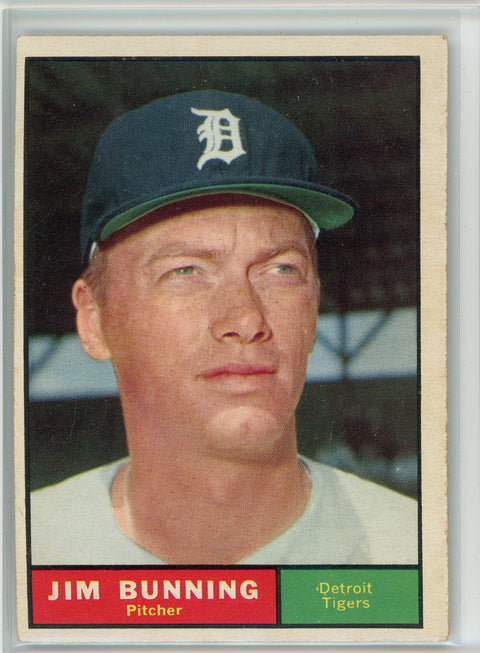 1961 Topps #490 Jim Bunning