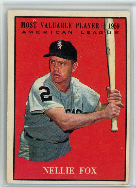 1961 Topps #477 Nellie Fox MVP