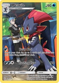 pokemon SM - Cosmic Eclipse Weavile (Secret)