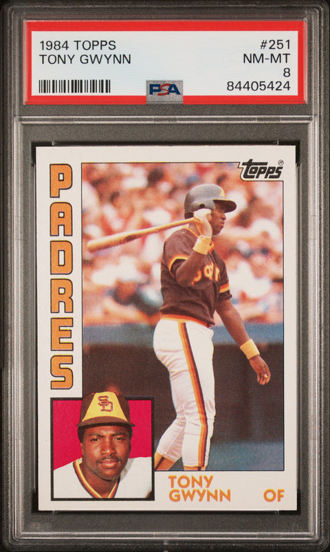 1984 Topps #251 Tony Gwynn PSA 8