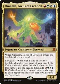 MTG Zendikar Rising Omnath, Locus of Creation