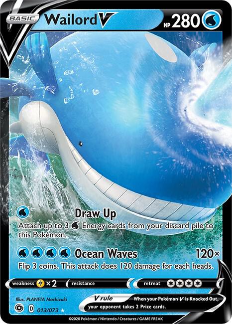 Wailord V 13/73 - Pokemon Champion's Path