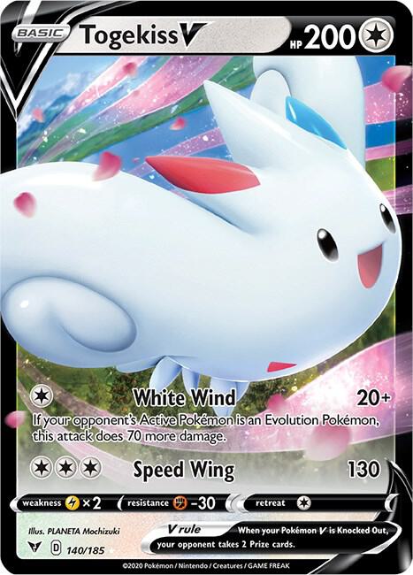 Togekiss V 140/185 - Pokemon SWSH04: Vivid Voltage