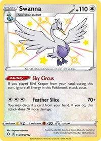 pokemon Shining Fates: Shiny Vault Swanna