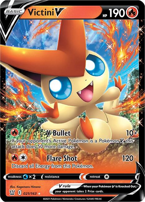 Victini V 021/163 - Pokemon SWSH05: Battle Styles