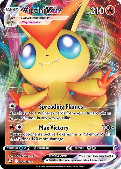 Victini VMAX 022/163 - Pokemon SWSH05: Battle Styles