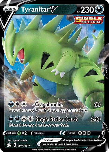 Tyranitar V 097/163 - Pokemon SWSH05: Battle Styles