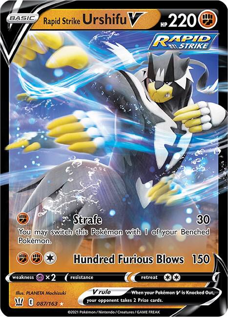 Rapid Strike Urshifu V 087/163 - Pokemon SWSH05: Battle Styles