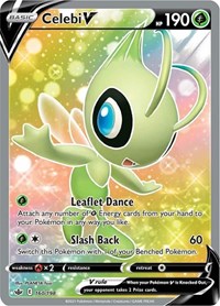 pokemon SWSH06: Chilling Reign Celebi V (Full Art)