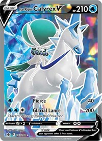 pokemon SWSH06: Chilling Reign Ice Rider Calyrex V (Full Art)