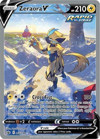 pokemon SWSH06: Chilling Reign Zeraora V (Alternate Full Art)