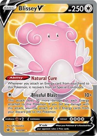 pokemon SWSH06: Chilling Reign Blissey V (Full Art)