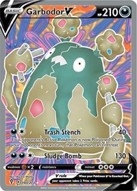 pokemon SWSH07: Evolving Skies Garbodor V (Full Art)