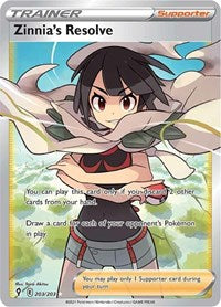 pokemon SWSH07: Evolving Skies Zinnia's Resolve (Full Art)