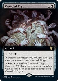 MTG Commander: Innistrad: Midnight Hunt Crowded Crypt (Extended Art)