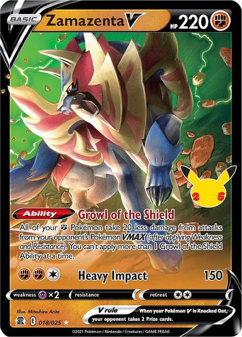 Zamazenta V 018/025 - Pokemon Celebrations