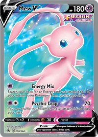 pokemon SWSH08: Fusion Strike Mew V (Full Art)