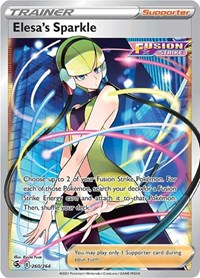 pokemon SWSH08: Fusion Strike Elesa's Sparkle (Full Art)