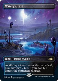 MTG Unfinity Watery Grave (Borderless)