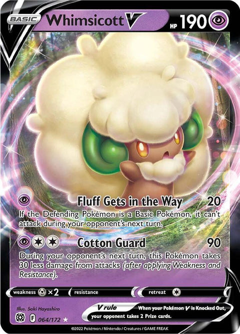 Whimsicott V 064/172 - Pokemon SWSH09: Brilliant Stars