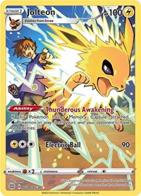 pokemon SWSH09: Brilliant Stars Trainer Gallery Jolteon