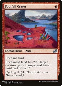 MTG The List Reprints Footfall Crater