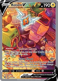 pokemon SWSH11: Lost Origin Rotom V (Alternate Full Art)