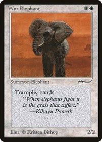 MTG Arabian Nights War Elephant