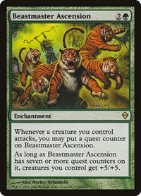 MTG Zendikar Beastmaster Ascension