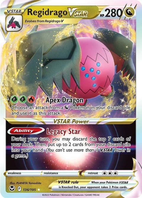 Regidrago VSTAR 136/195 - Pokemon SWSH12: Silver Tempest