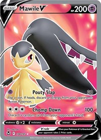 pokemon SWSH12: Silver Tempest Mawile V (Full Art)