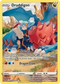 pokemon SWSH12: Silver Tempest Trainer Gallery Druddigon