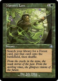 MTG Dominaria Remastered Nature's Lore (Retro Frame)