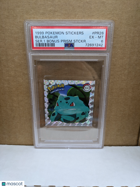 1999 PokéMon TCG Bulbasaur #PR26 Serbian PSA 6