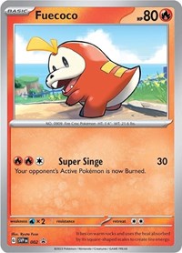 pokemon SV: Scarlet & Violet Promo Cards Fuecoco - 002