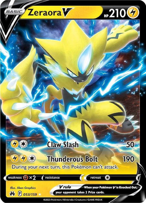 Zeraora V 053/159 - Pokemon Crown Zenith