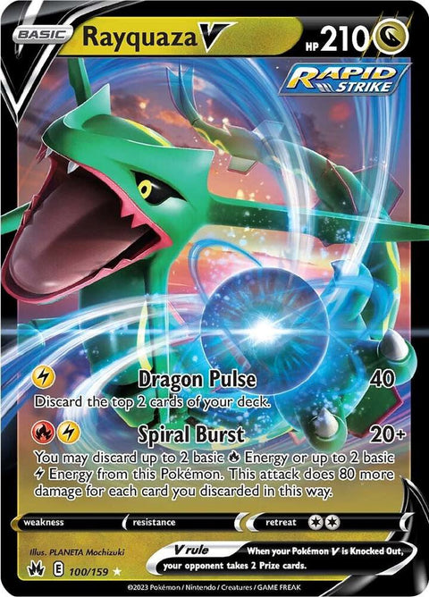 Rayquaza V 100/159 - Pokemon Crown Zenith