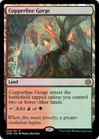 MTG Phyrexia: All Will Be One Copperline Gorge