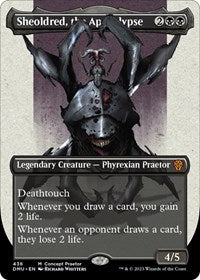 MTG Phyrexia: All Will Be One Sheoldred, the Apocalypse (Concept Praetor) (Step-And-Compleat Foil)