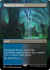 MTG Phyrexia: All Will Be One Darkslick Shores (Borderless)