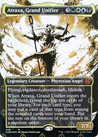 MTG Phyrexia: All Will Be One Atraxa, Grand Unifier (Showcase) (Step-and-Compleat Foil)