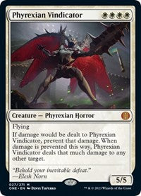 MTG Phyrexia: All Will Be One Phyrexian Vindicator